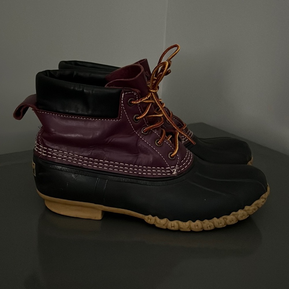L.L. Bean 6" Duck Boots, Womens, Plum, Purple
